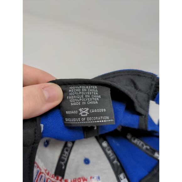 New Era 9Forty Strapback MLB 2016 World Series Champions Chicago Cubs Hat Blue - Picture 11 of 11